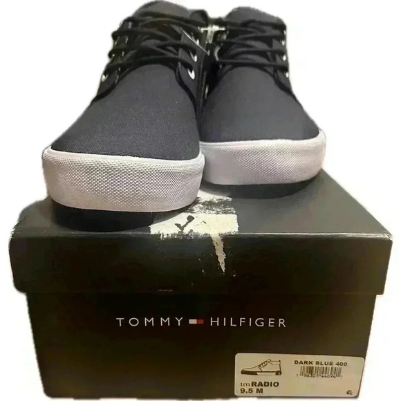 Tommy Hilfiger Men's Blue Casual Shoes, Size 9.5 - Picture 7 of 7